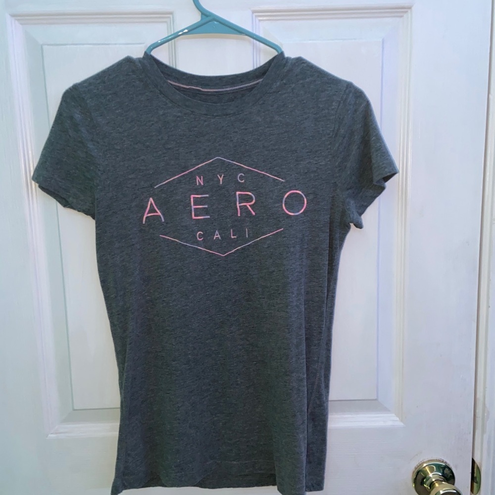 Aeropostale grey t shirt